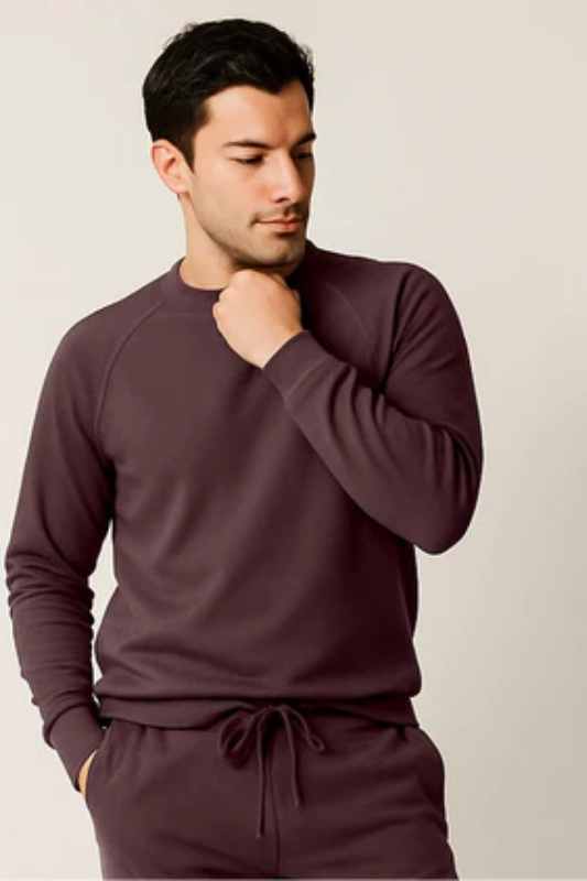 The Ease Pullover — Chestnut