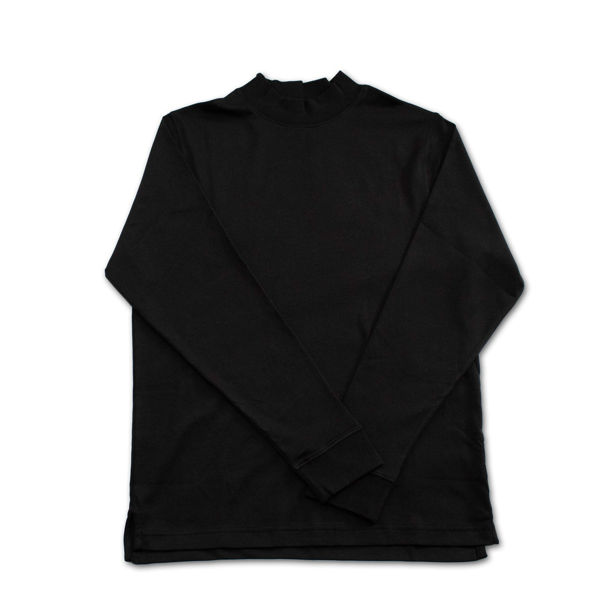 Pima Cotton Mock Neck