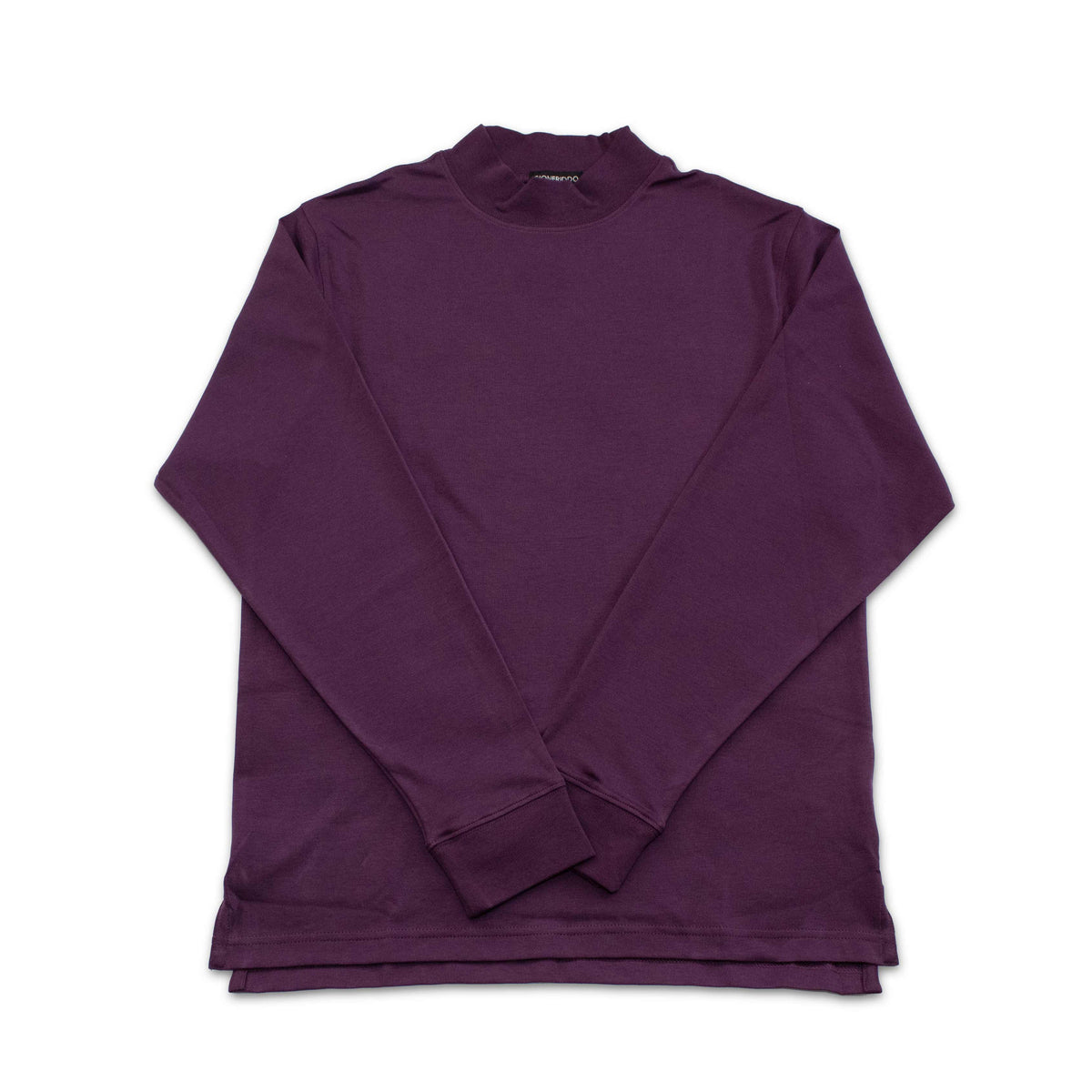 Pima Cotton Mock Neck