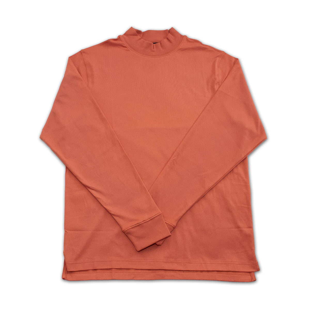 Pima Cotton Mock Neck
