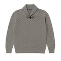 Shawl Collar Cable Knit