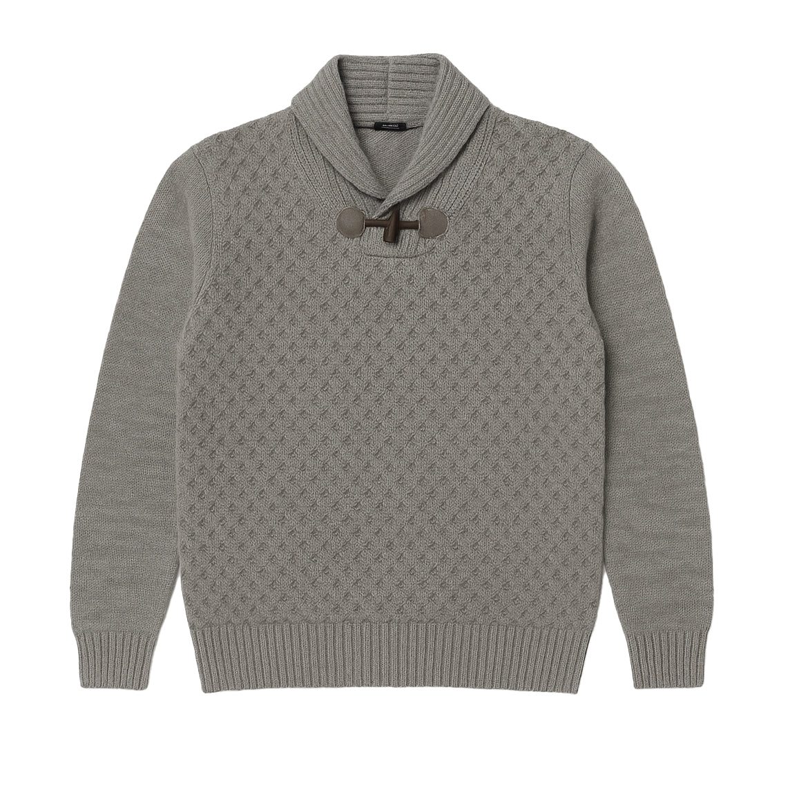 Shawl Collar Cable Knit