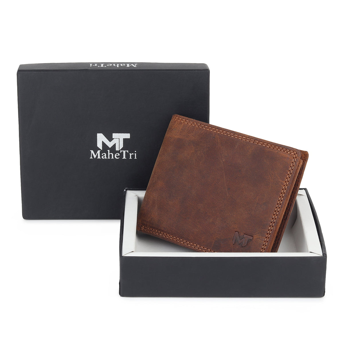 Buffalo Leather Wallet — Hunter