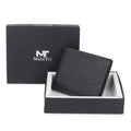 Black Textured Leather Wallet