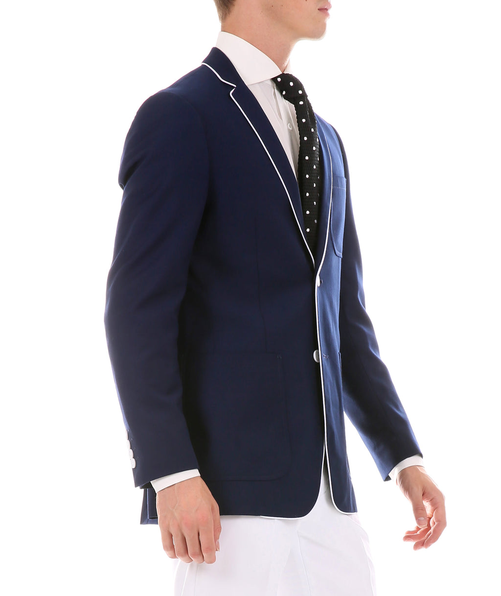 Porter Navy Slim Fit Blazer