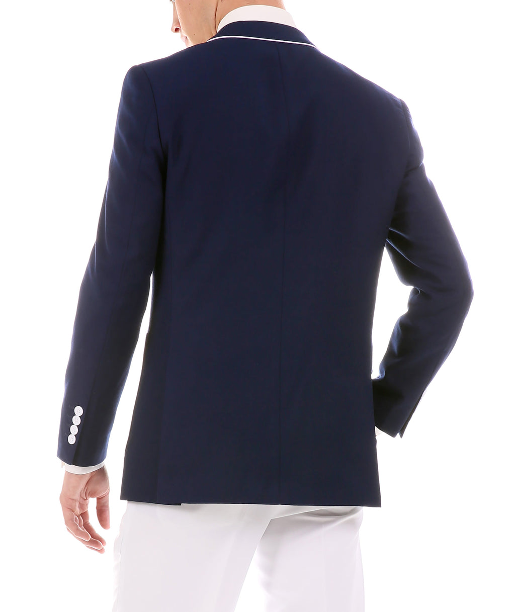 Porter Navy Slim Fit Blazer
