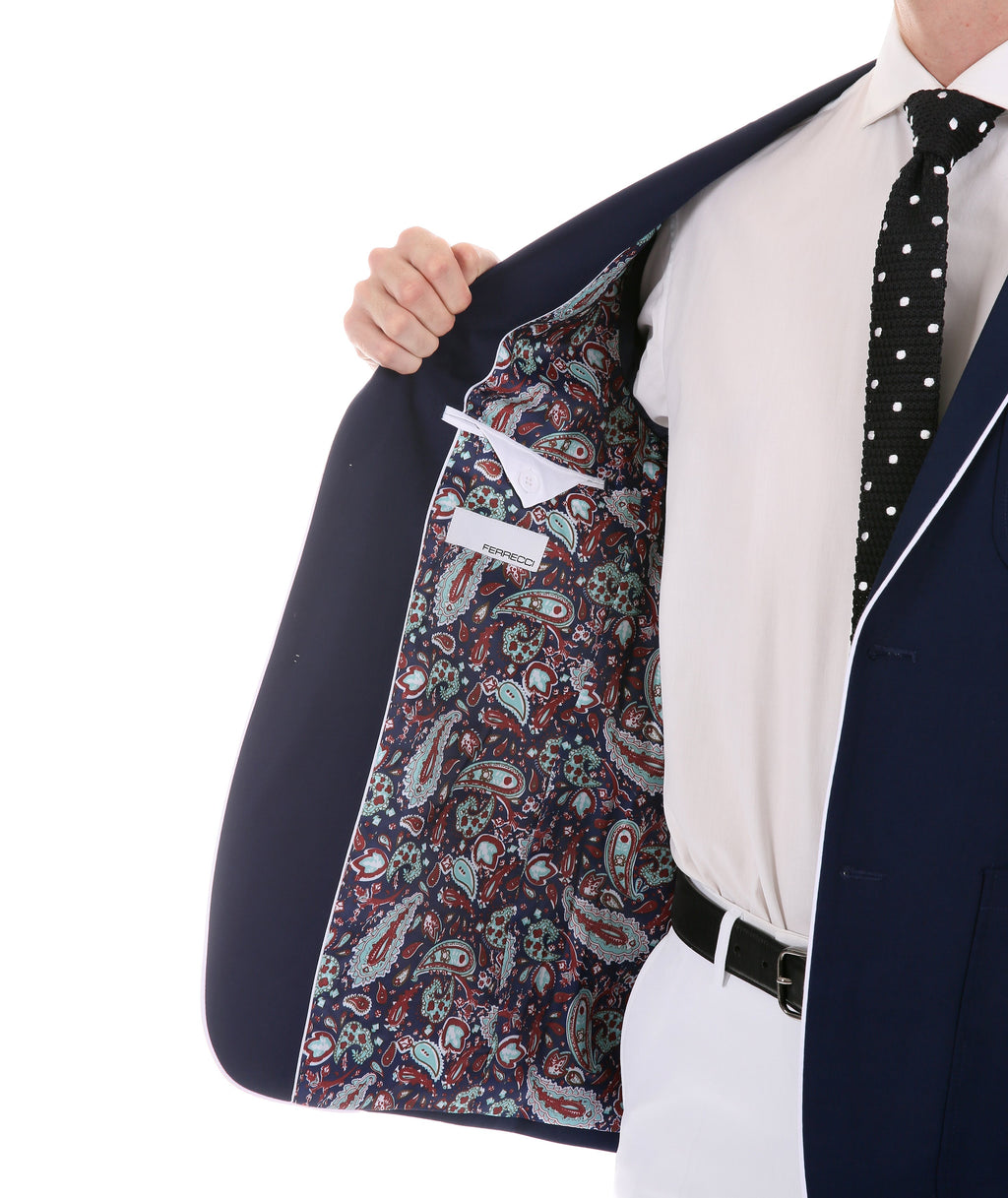 Porter Navy Slim Fit Blazer