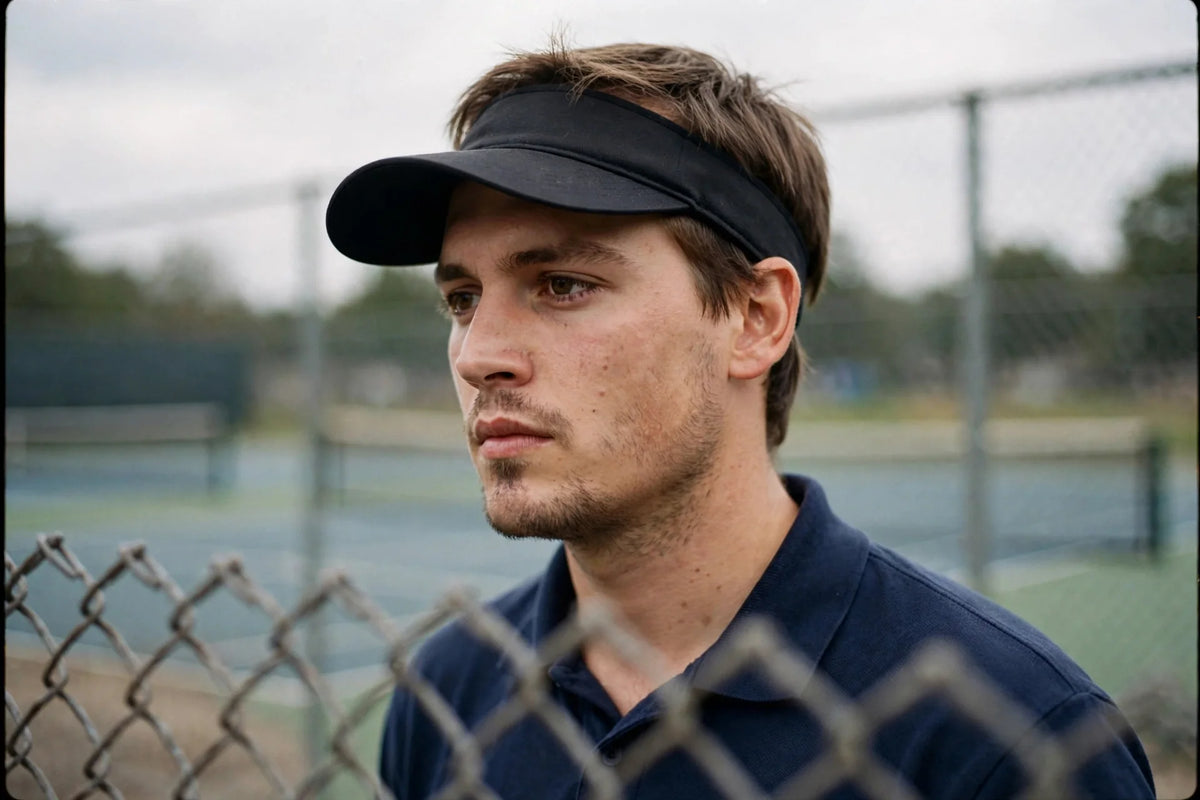 The Visor worn by a model